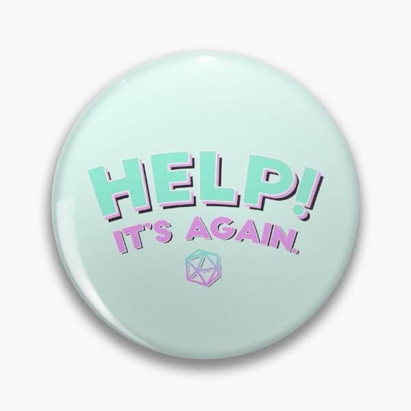 Item preview, Help! It's Again (Teal V1) designed and sold by Li Schneider.