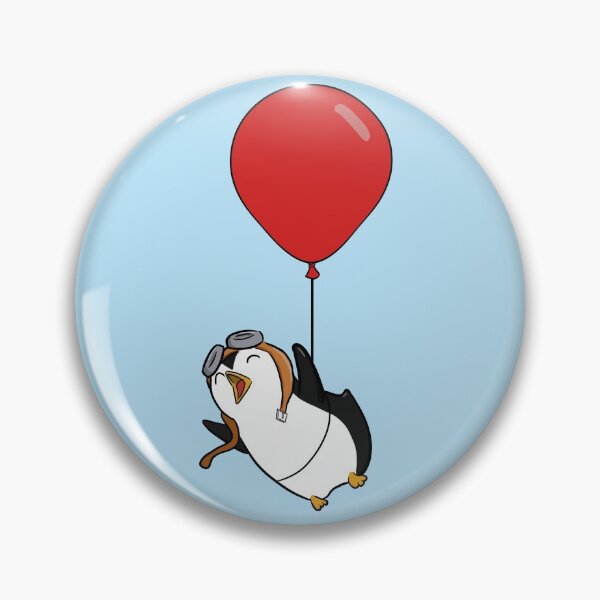 Item preview, Flying penguin and balloon designed and sold by Shinchiller.