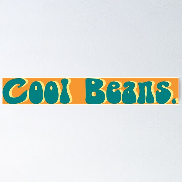 Item preview, CoolBeans Vintage retro design designed and sold by DiscoDaisyy.