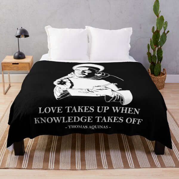 Item preview, Love and Knowledge Catholic Saint Philosophy Thomas Aquinas design designed and sold by jakehughes2015.