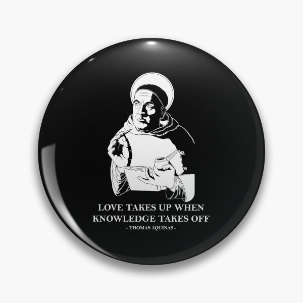 Item preview, Love and Knowledge Catholic Saint Philosophy Thomas Aquinas design designed and sold by jakehughes2015.