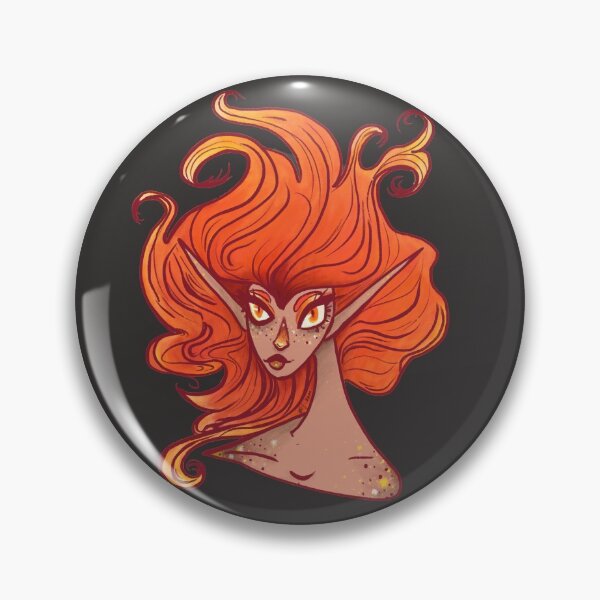 Item preview, Fire Genasi - D&D Genasi Girls designed and sold by paulinasrose.