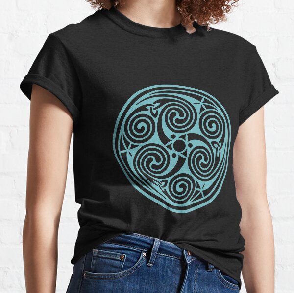 Celtic Spiral - Blue Classic T-Shirt