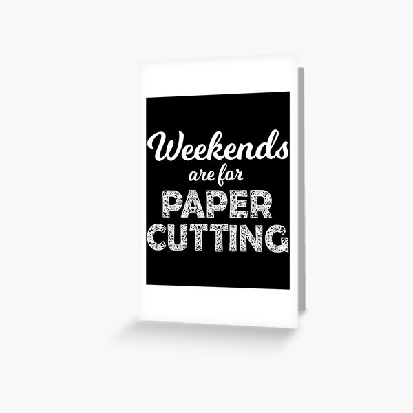 Make a papercut card - Saga