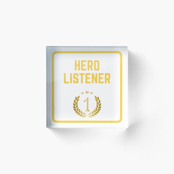 Item preview, Celebrate a Hero - Hero Listener designed and sold by heart4yourself.