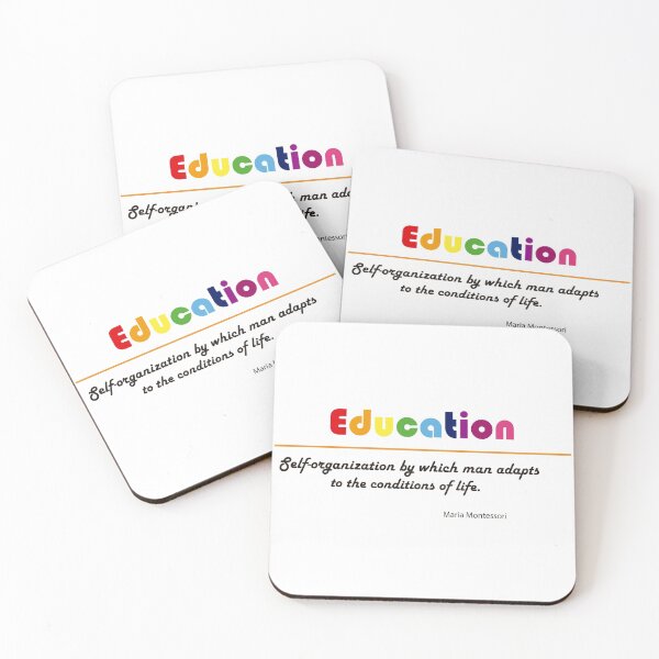 Item preview, Education,  Quotes By Famous People, Maria Montessori designed and sold by TeyMank.