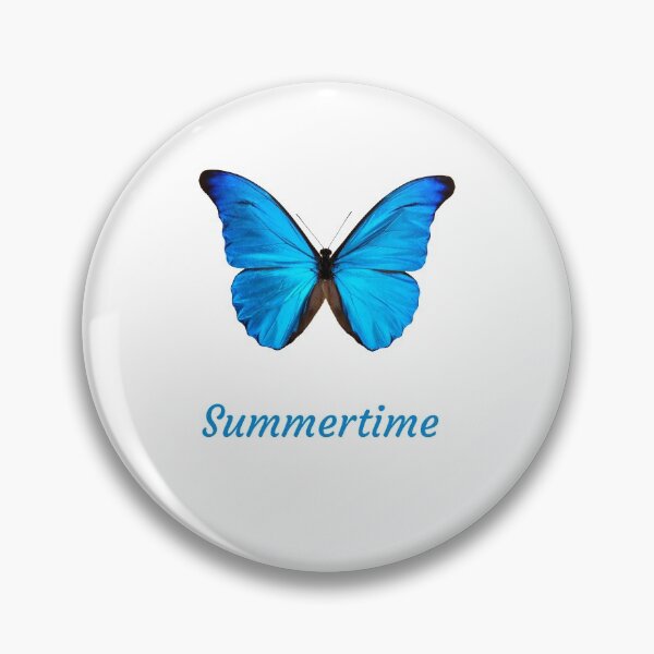 Item preview, Summertime Blue Butterfly designed and sold by Hazel Morris.