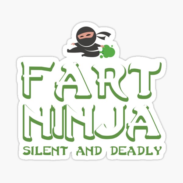 Fart Ninjas Stickers Redbubble - fart simulator how to fart roblox