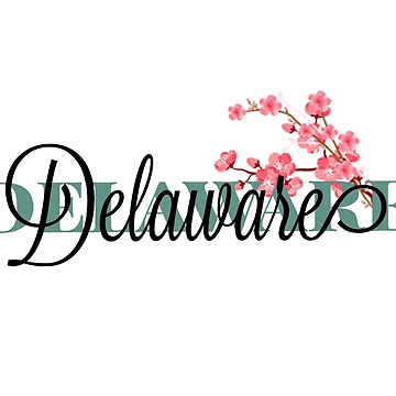 Artwork thumbnail, Delaware state flower design by httpsgm