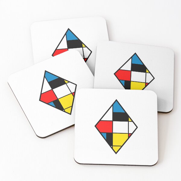 Item preview, Diamond shape Mondrian style  designed and sold by Maycu.