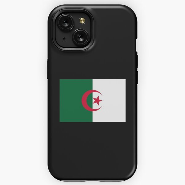 Impression rigide avec l'œuvre « Algérie drapeau algérien drapeau » de  l'artiste GeogDesigns