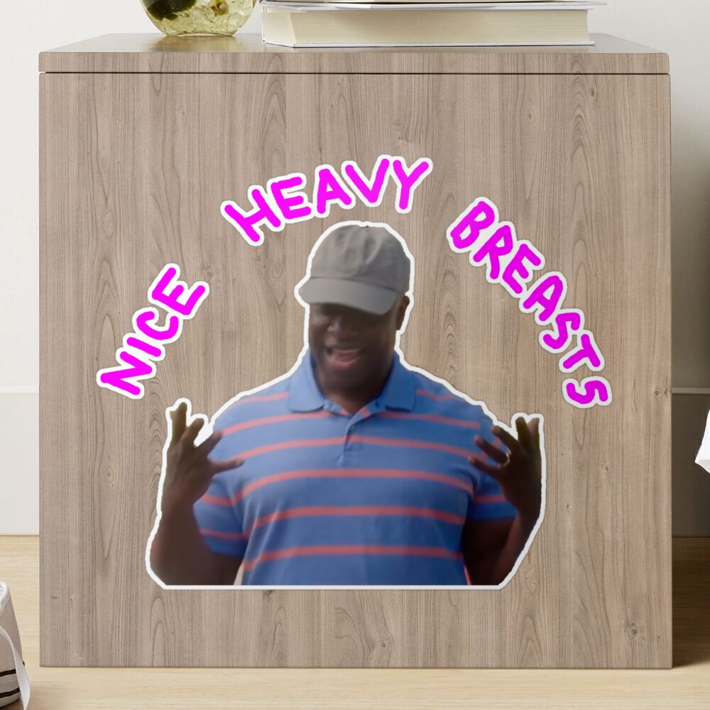  Brooklyn 99 Captain Holt Nice Heavy Breasts Meme Bumper  Sticker Vinyl Decal 5 inches