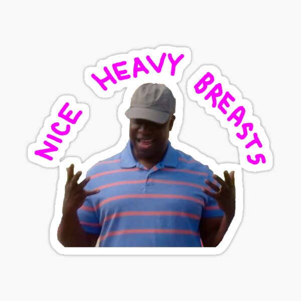 Brooklyn 99 Captain Holt Nice Heavy Breasts Meme Sticker for Sale