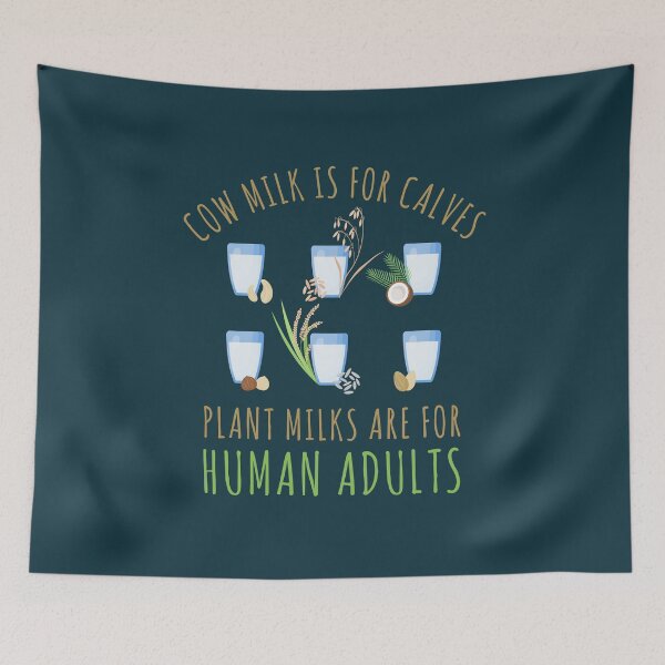 Item preview, Funny Vegan Plant Milk designed and sold by Maria Garcia.