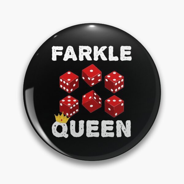 Item preview, Farkle Queen Funny Dice Game Night graphic designed and sold by jakehughes2015.