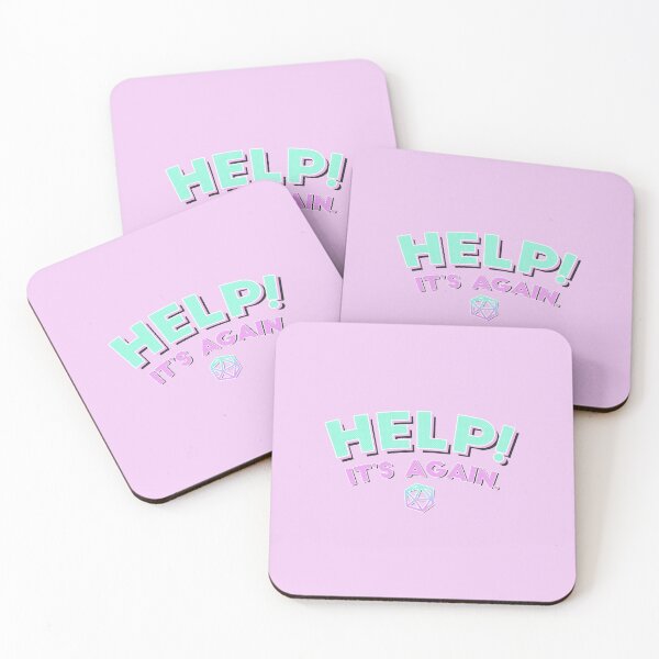 Item preview, Help! It's Again (Pink/Purple V2) designed and sold by Li Schneider.