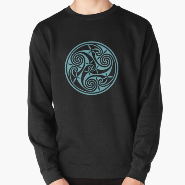 Celtic Spiral 2 - Blue Pullover Sweatshirt