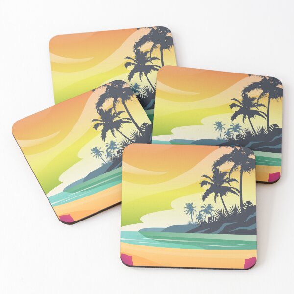 Item preview, Amazing Beach Landscape designed and sold by Vector Scout Lab.