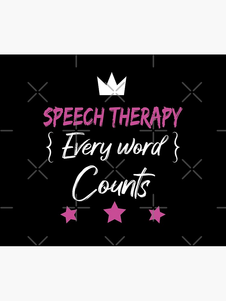 Disover Speech Therapy Every Word Counts, funny slp gift, christmas gift for speech therapist Premium Matte Vertical Poster