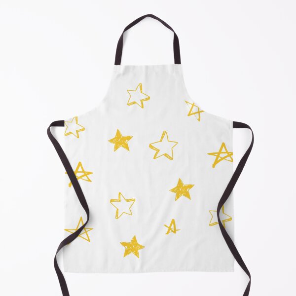 Item preview, Small yellow star doodle pattern designed and sold by AdelDa19.
