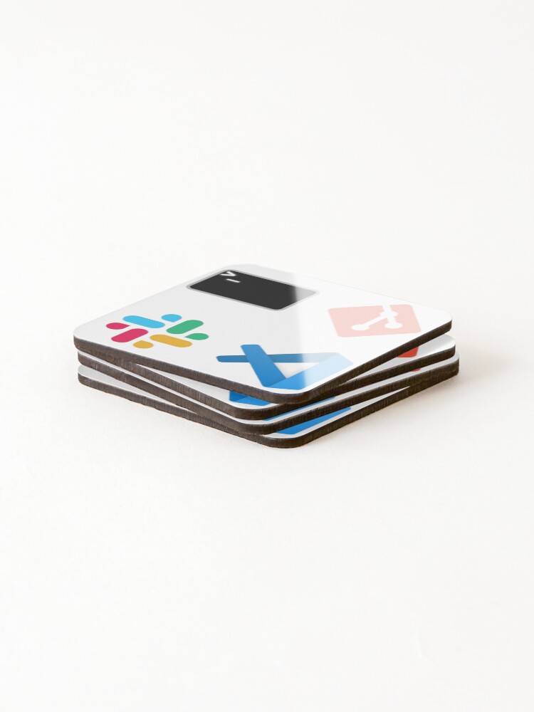 Thumbnail 4 of 5, Coasters (Set of 4), Developer Daily Drivers designed and sold by quanticdev.