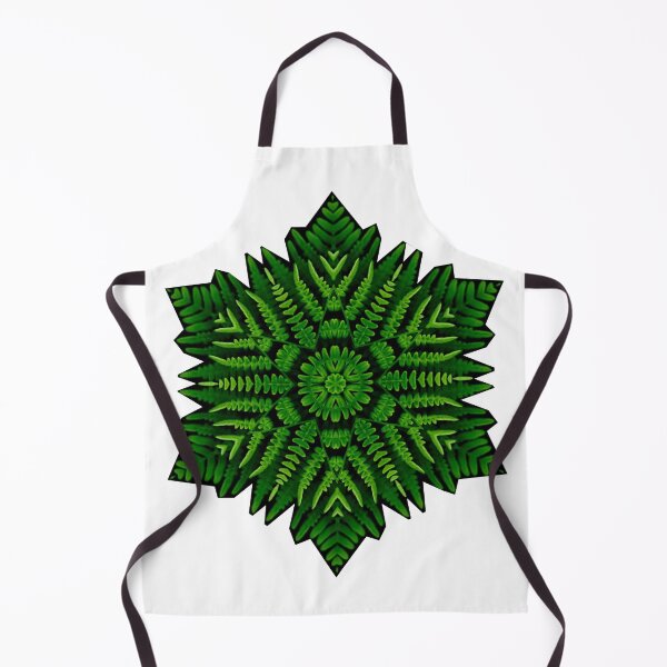 Item preview, green fern snowflake pattern designed and sold by BBrightman.