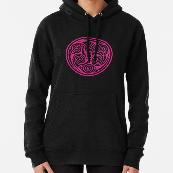 Celtic Spiral - Pink Pullover Hoodie