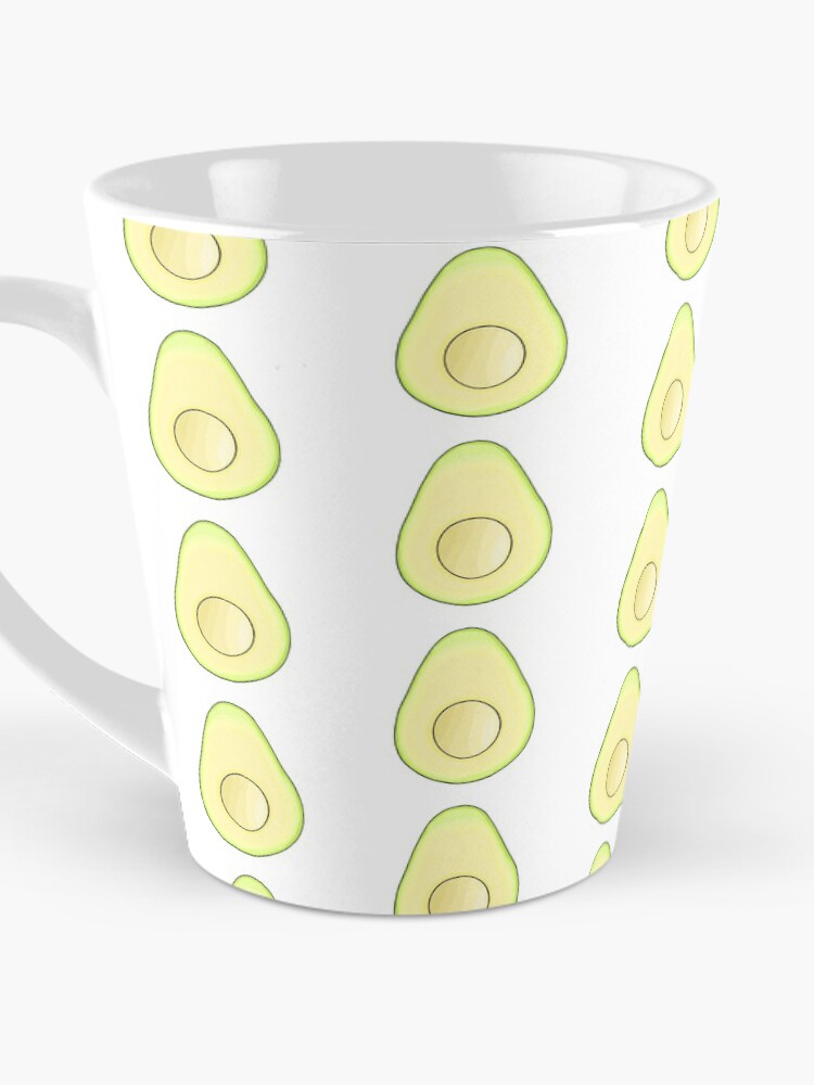 Thumbnail 3 of 4, Coffee Mug, Avocado designed and sold by DrawingBasic.