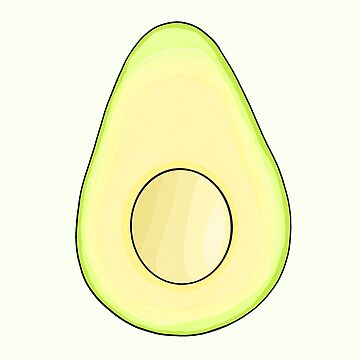 Artwork thumbnail, Avocado by DrawingBasic