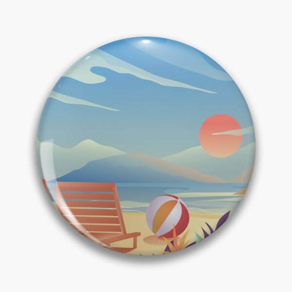 Item preview, Summer Beach Landscape designed and sold by Vector Scout Lab.