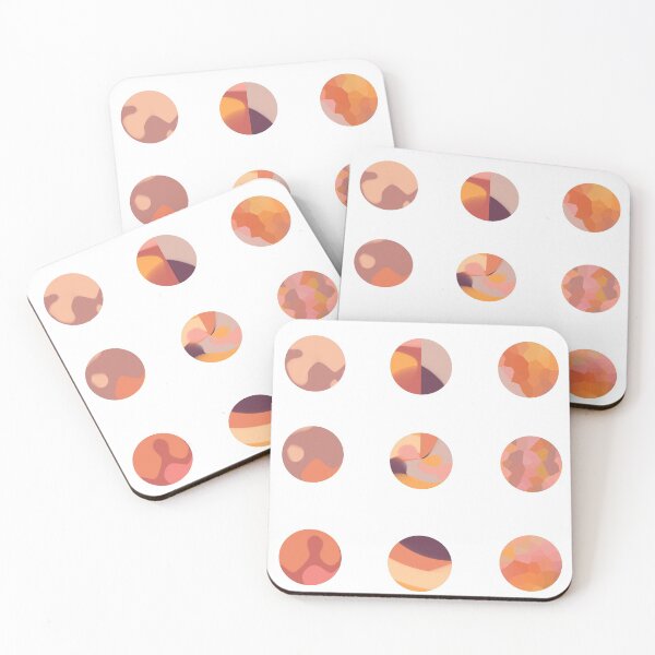 Item preview, Peach Colored Dots designed and sold by Mmm-stuff.