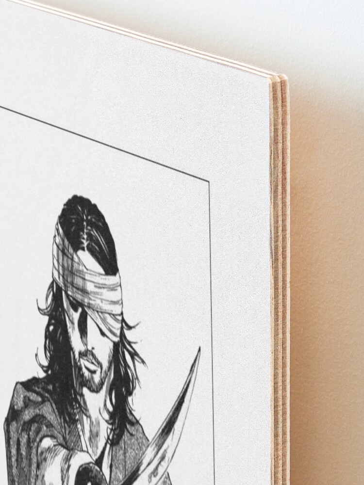 Musashi Miyamoto - Vagabond Mounted Print for Sale by invinciblemoon