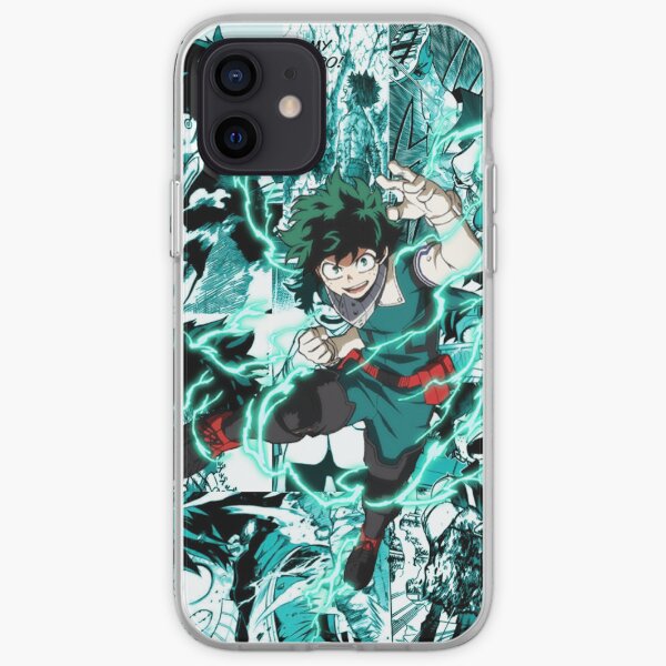 Izuku Midoriya Manga Collage iPhone Soft Case
