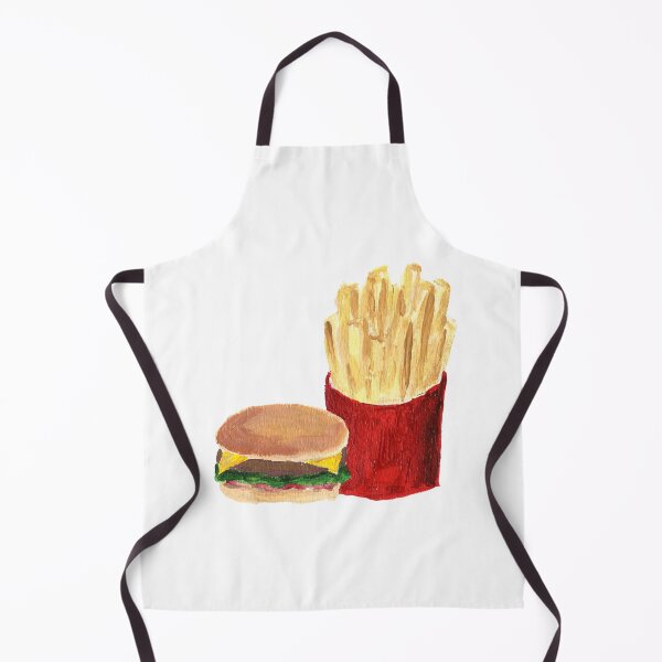 Item preview, Burger and Fries - Acrylic Painting designed and sold by pixelmist.