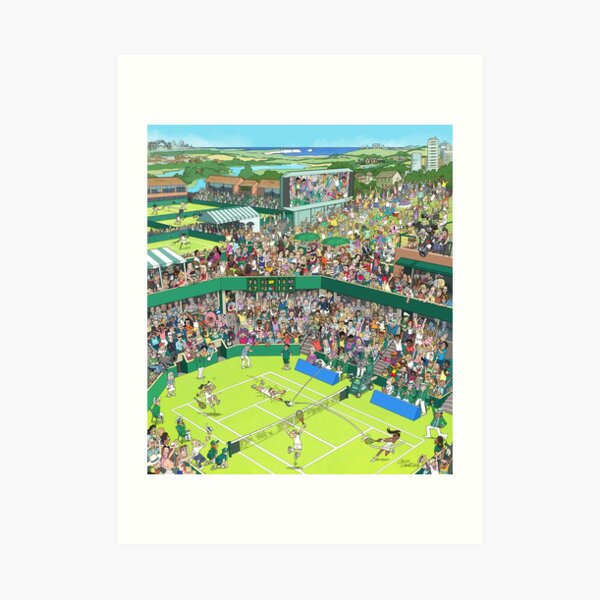 Game, Set, & Match Art Print