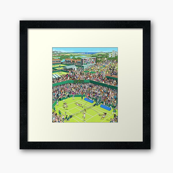 Game, Set, & Match Framed Art Print