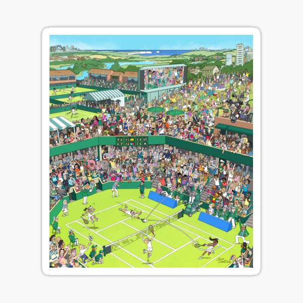 Game, Set, & Match Sticker