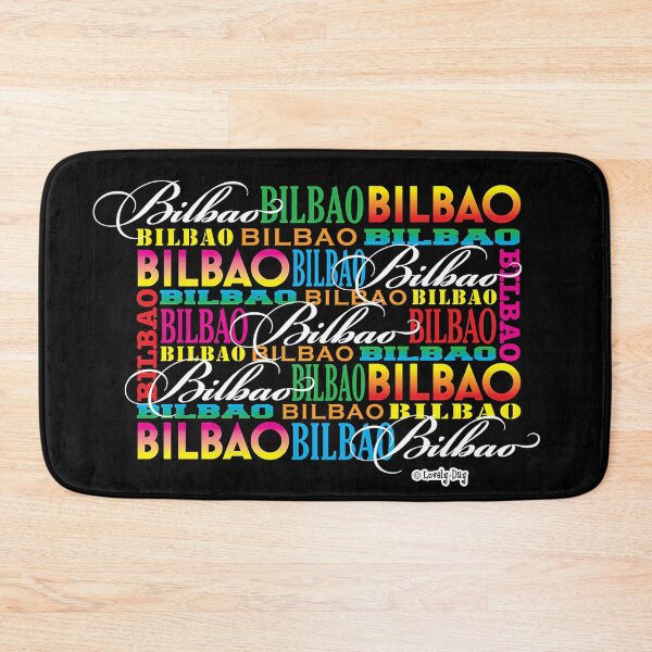 Item preview, Bilbao Spain Script Famous Lovely Day Design designed and sold by Lovely Day.