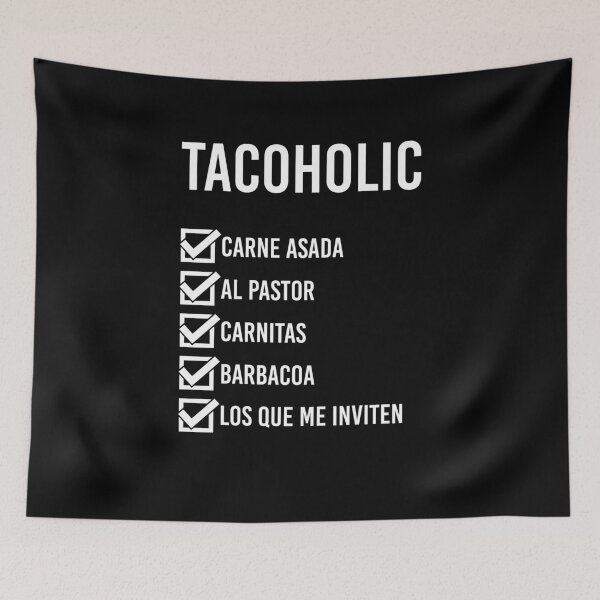 Item preview, TACOHOLIC FUNNY TACO DESIGN designed and sold by Mexihumor Store.