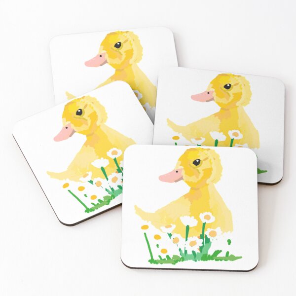 Item preview, Baby Duck Surrounded by Dandelions designed and sold by KatharineArt.