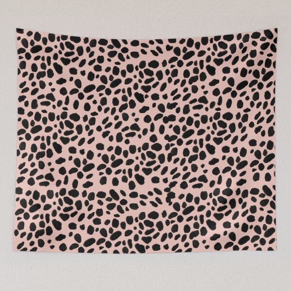Item preview, Dalmatian Spots Black and Pink Print  designed and sold by ohclementine.