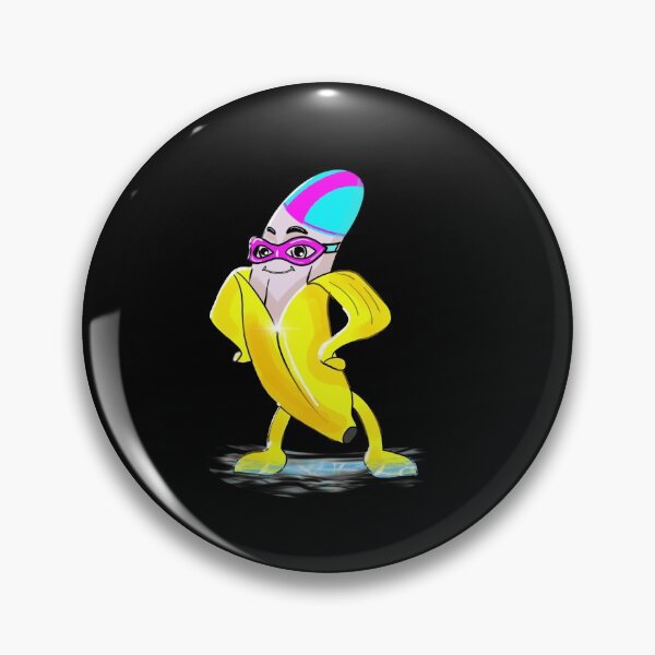 Item preview, Banana is going for a Swim designed and sold by Zwembad Vergelijker.