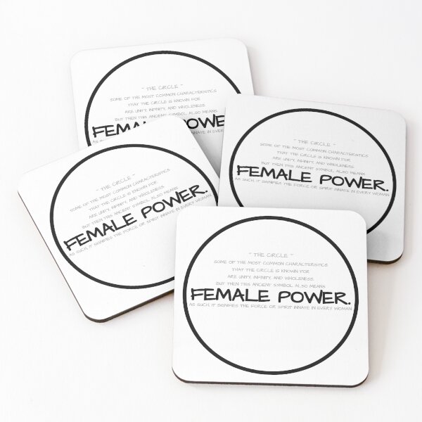 Item preview, The Circle- Female ( Girl ) Power-Black designed and sold by BLACKSUN-SHOP.