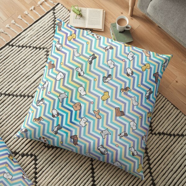 Puppy Party Floor Pillow