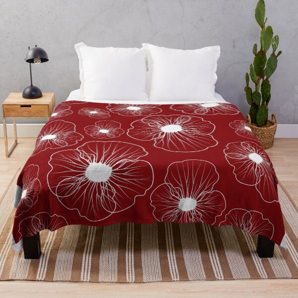 Item preview, Flower Pansies Pattern Red designed and sold by ranadigipaint.