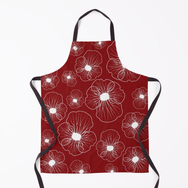 Item preview, Flower Pansies Pattern Red designed and sold by ranadigipaint.