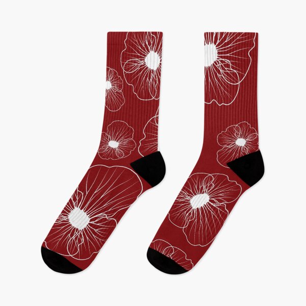 Item preview, Flower Pansies Pattern Red designed and sold by ranadigipaint.