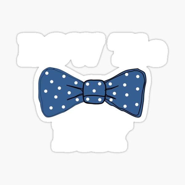 silver bow Sticker for Sale by Francespoppy