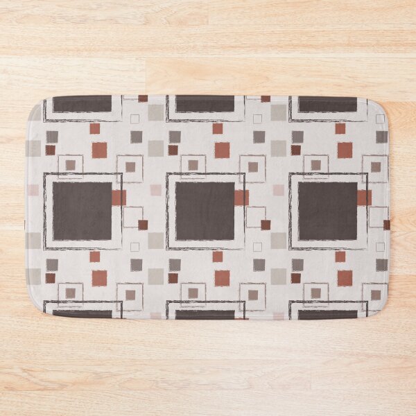 Item preview, Abstract Beige Pattern Squares Medium designed and sold by ranadigipaint.