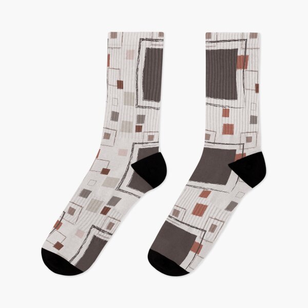 Item preview, Abstract Beige Pattern Squares Medium designed and sold by ranadigipaint.